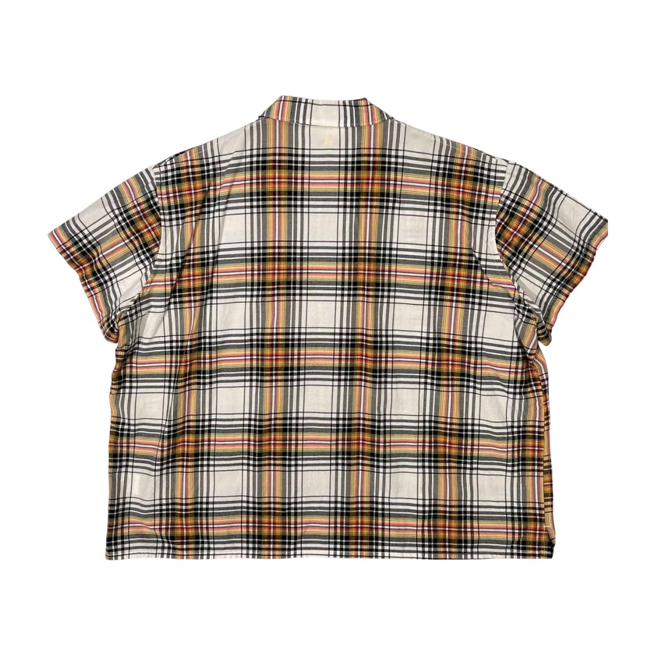 HAI SPORTING GEAR 半袖チェックシャツ　 イエロー　Mサイズ HAI SPORTING GEAR 半袖チェックシャツ イエロー Mサイズ - メルカリ