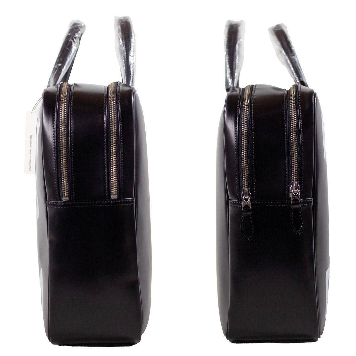 美品■コムデギャルソンペイントバッグ■黒 COMME des GARCONS】 コムデギャルソン ペイントバッグ 青山店
