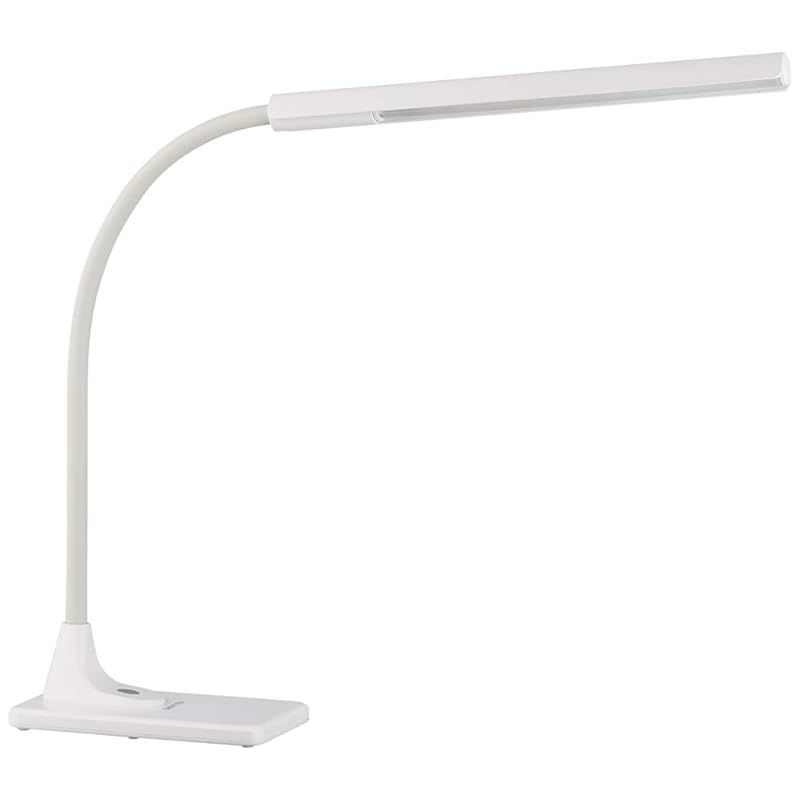 GENTOS(ジェントス) LEDデスクライト 目にやさしい 卓上 スタンドライト 650ルーメン ホワイト DK-R170WH 1