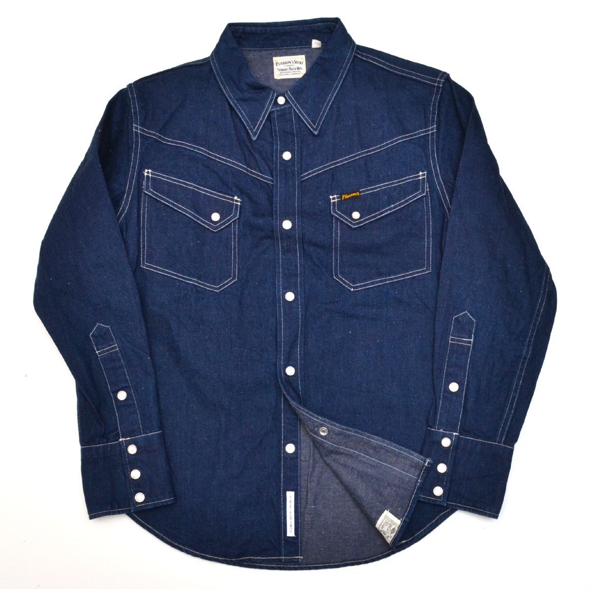 定価17600円 Pherrow's フェローズ STORMY BLUE MFG. 長袖