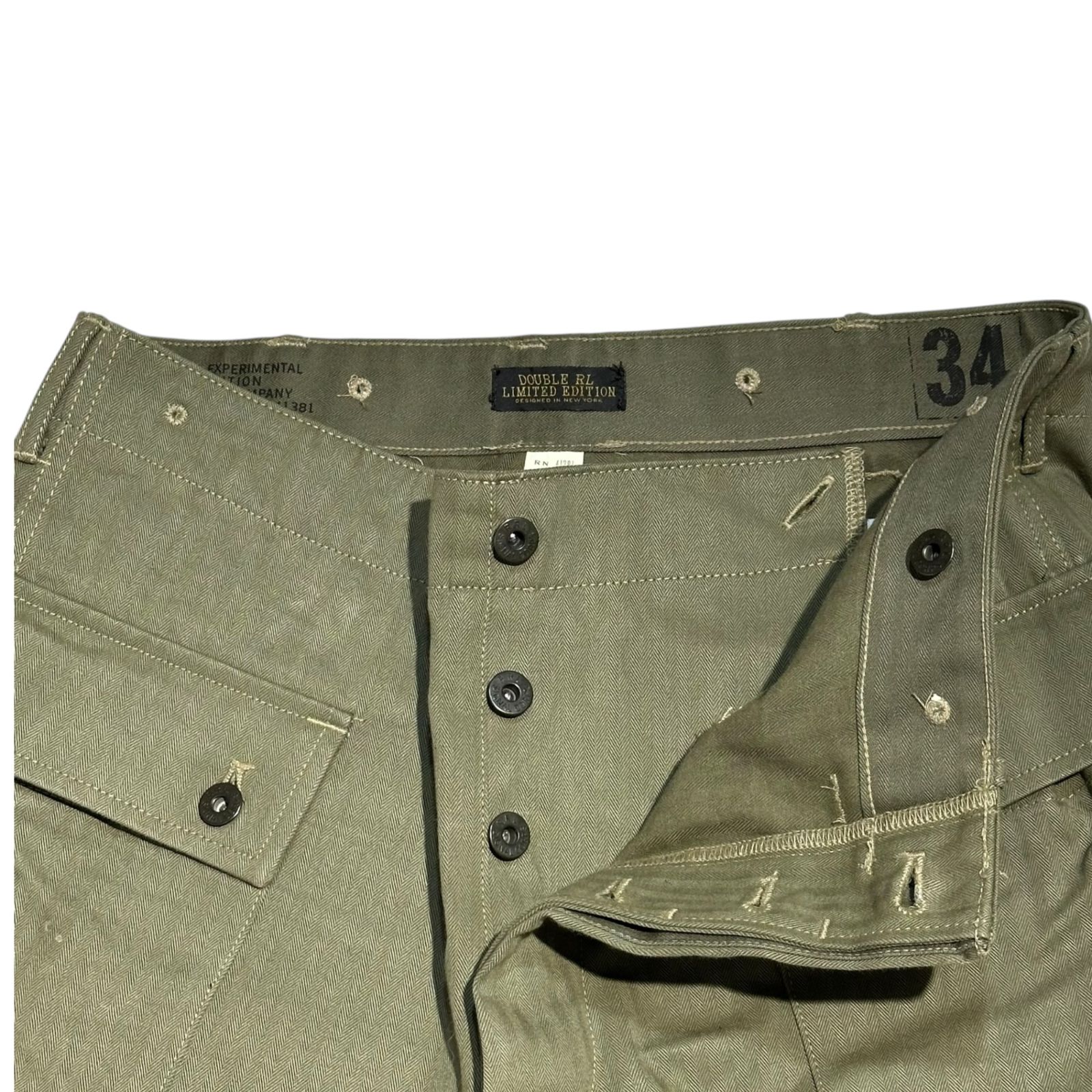RRL(ダブルアールエル) Herringbone Military Cargo Pants