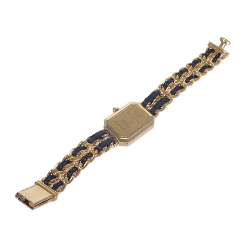 シャネル GP プルミエール ウォッチ H0001 CHANEL - シャネル プルミエール GP Mサイズ H0001 GP クォーツ