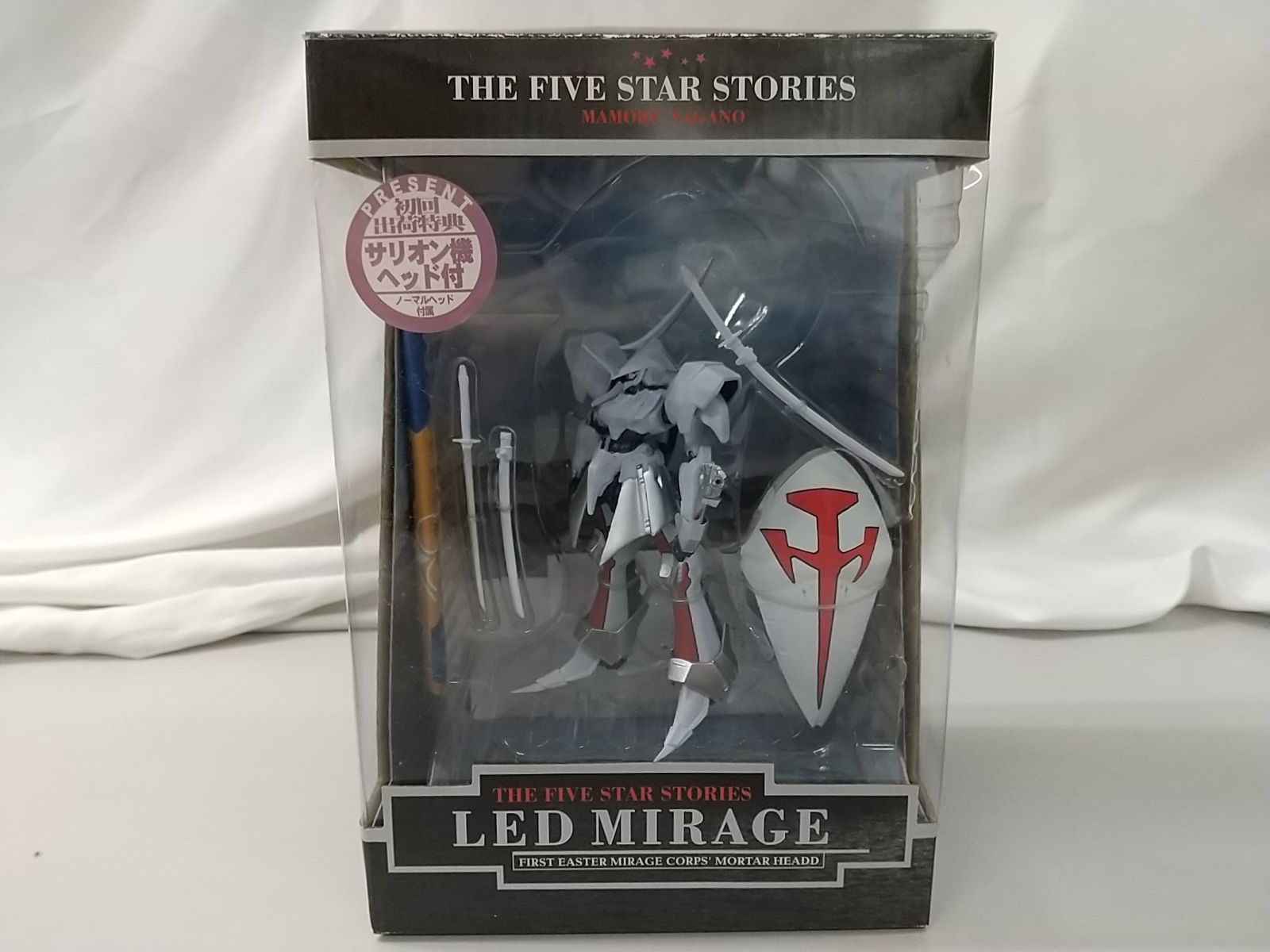 フィギュア　[ランクB/特典付き] レッドミラージュ 「ファイブスター物語」 塗装済み完成品 初回版 特典】ファイブスター物語 レッドミラージュ アクションフィギュア