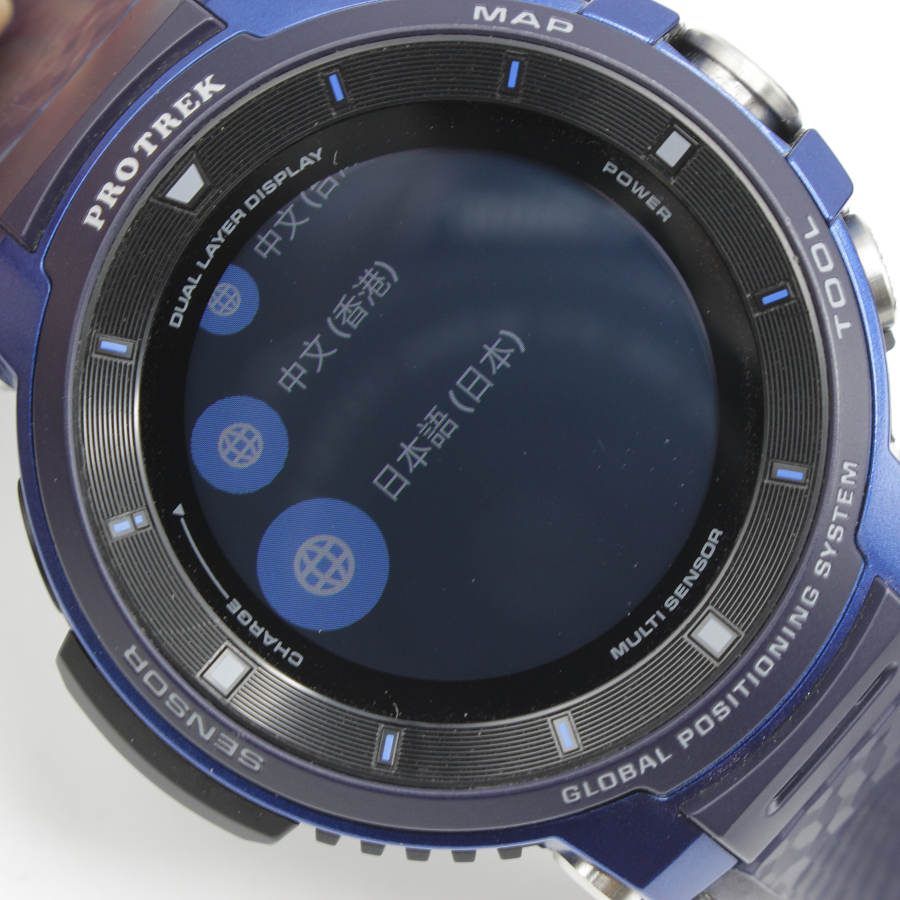 美品】CASIO PRO TREK Smart WSD-F30-BU ブルー カシオ スマート