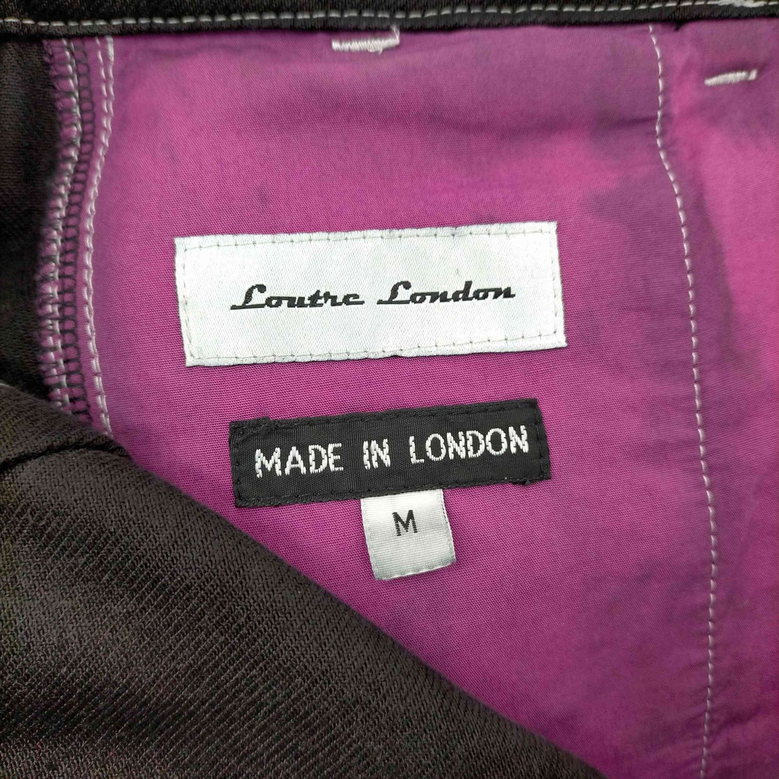 ユーズドフルギ USED古着 MADE IN LONDON フロントペイントデザイン 