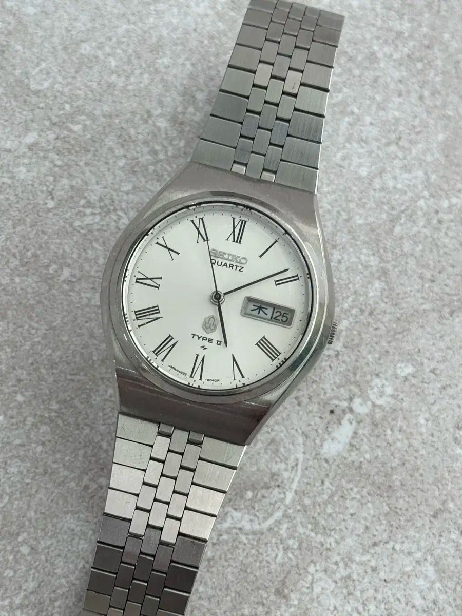70s ヴィンテージ SEIKO セイコー タイプ II クォーツ ローマンインデックス