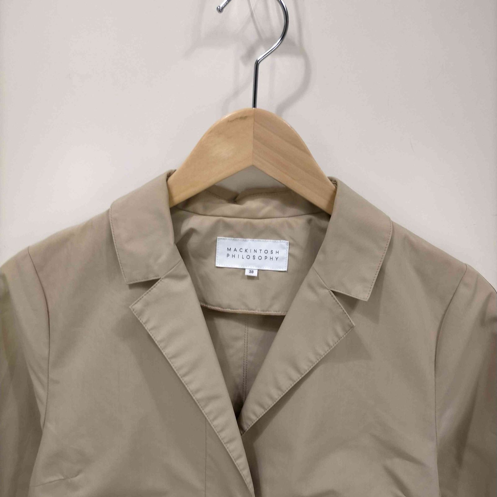 ☆美品☆MACKINTOSH PHILOSOPHY スプリングコート サイズ38 Mackintosh マッキントッシュ フィロソフィーMACKINTOSH