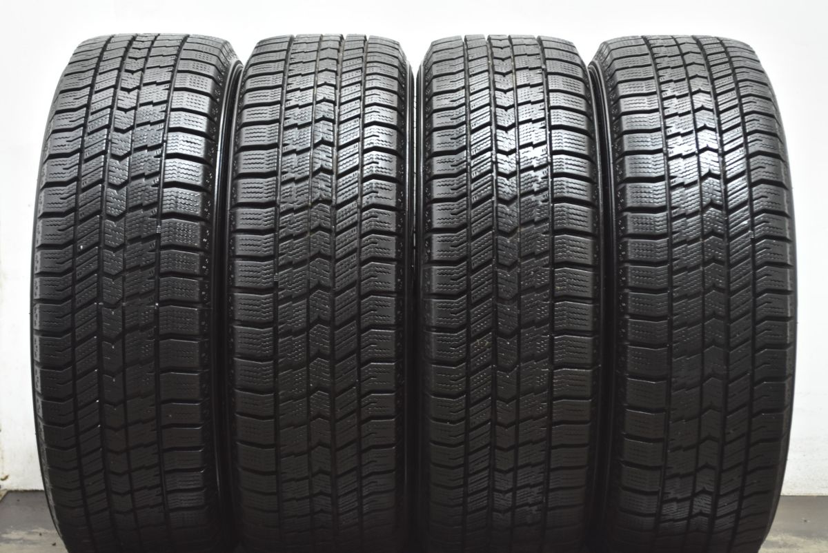 バリ溝 ジョーカー 15in 5.5J 50 PCD100 グッドイヤー アイスナビ8 185 60R15 フィールダー ヤリス ヴィッツ フィット スイフト FFCRYSTALESIA_COM