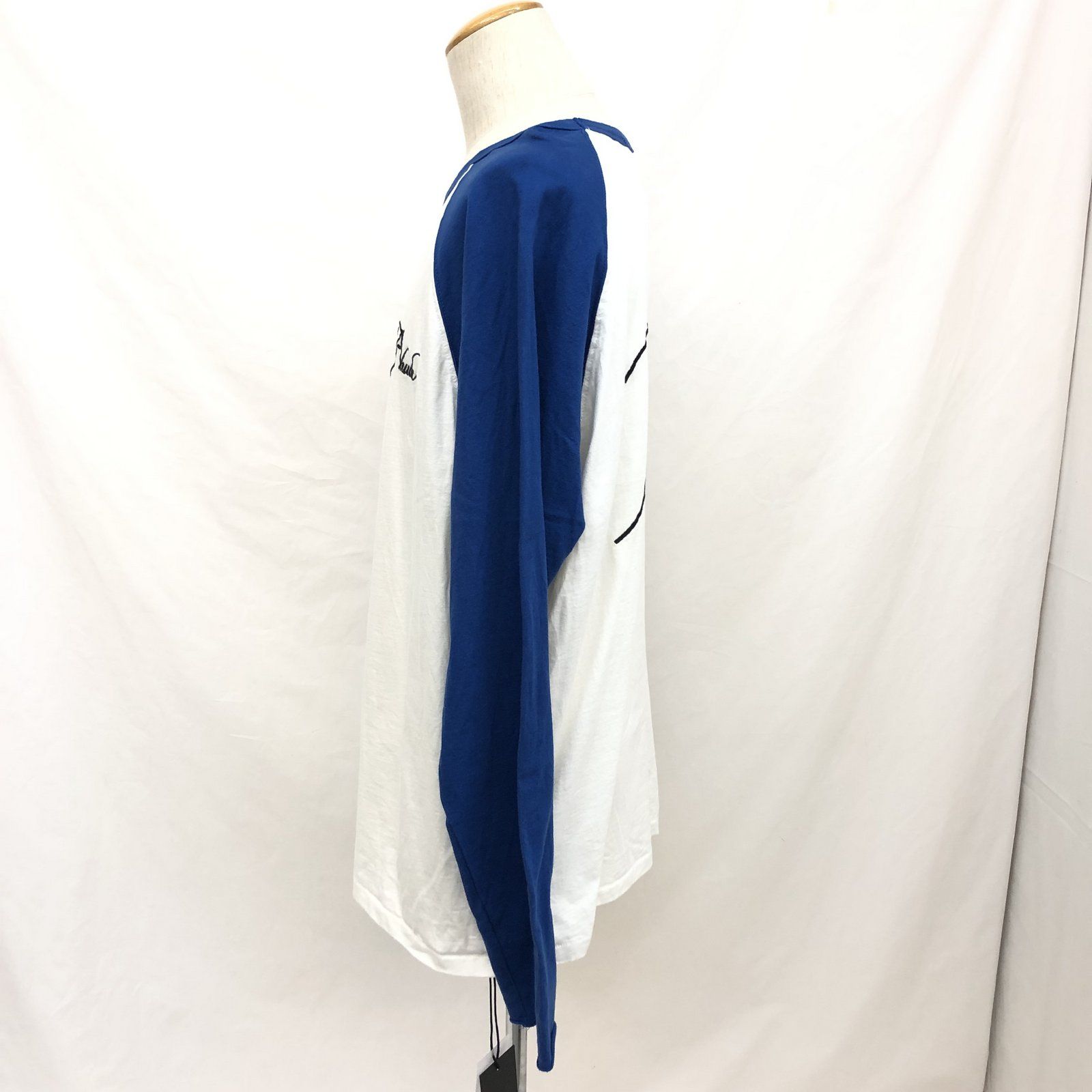 RHUDE ルード ロングTシャツ ロンT ブルー ホワイト ラグラン Long 