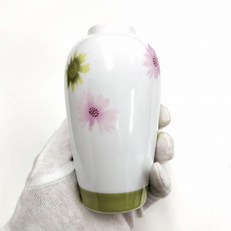 【未使用保管品】ベルナルド(BERNARDAUD) リモージュ フラワーベース ベルナルド(BERNARDAUD) リモージュ 磁器 スモール フラワーベース