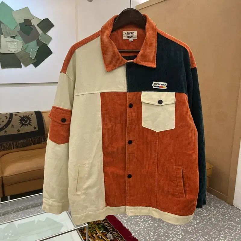 アルフリック エデン パッチワーク コーデュロイ ジャケット 105 C05760
