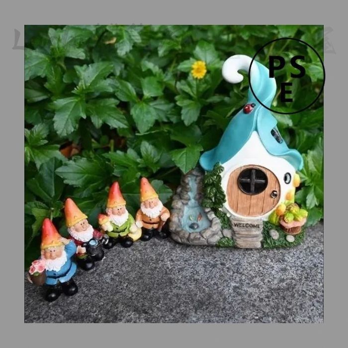 エルフのキノコハウス 屋外照明 フェアリーハウス ガーデン