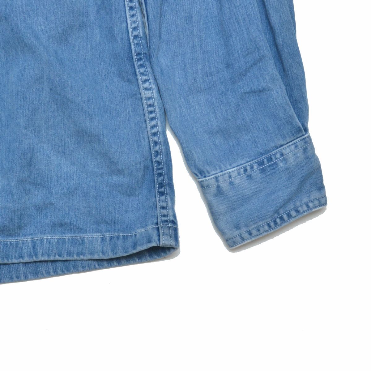 Ron Herman ロンハーマン インディゴ染めオープンカラーテンセルシャツ  