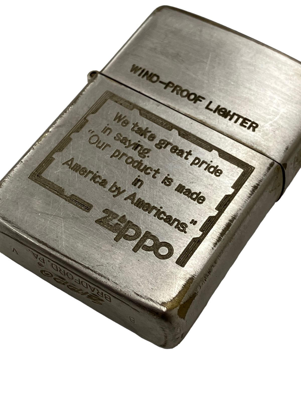 ZIPPO ジッポー 1989年 イタリックロゴ ☆動作品☆ - メルカリ