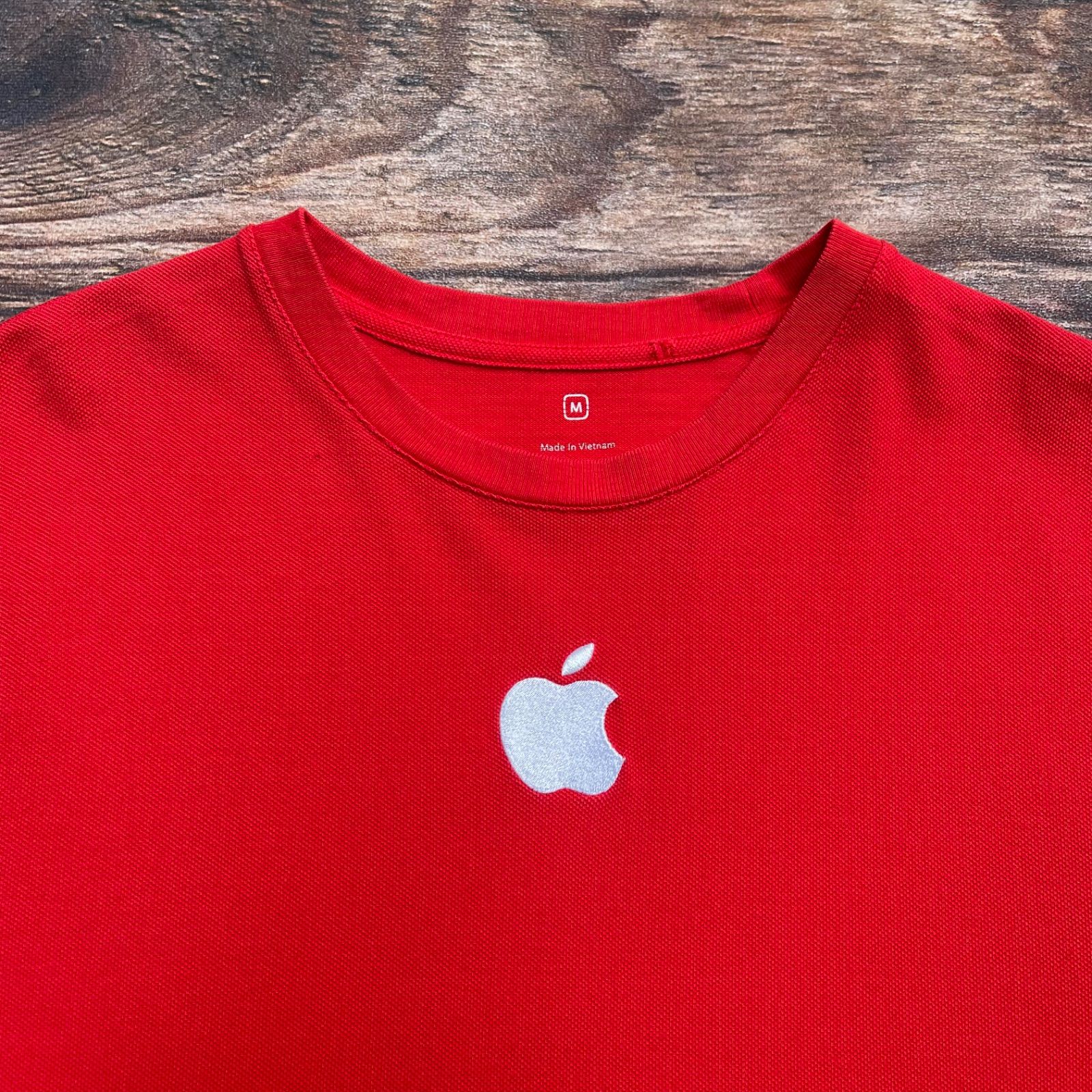 00 s Apple 企業Tシャツ アドバタイジング 半袖Tシャツ 鹿子素材 Mサイズ