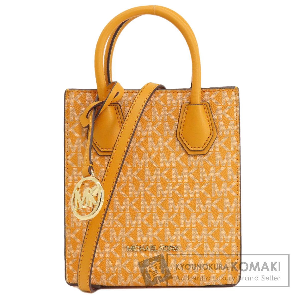 Michael Kors マイケルコース MKシグネチャー ハンドバッグ レザー ...