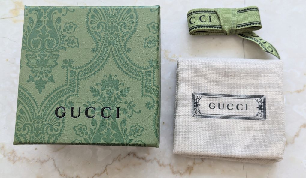 新品未使用　GUCCI　ターコイズ　シルバーリング　18号　フラワー 新品未使用 グッチ GUCCI シルバーリング フラワー ブルー 18号