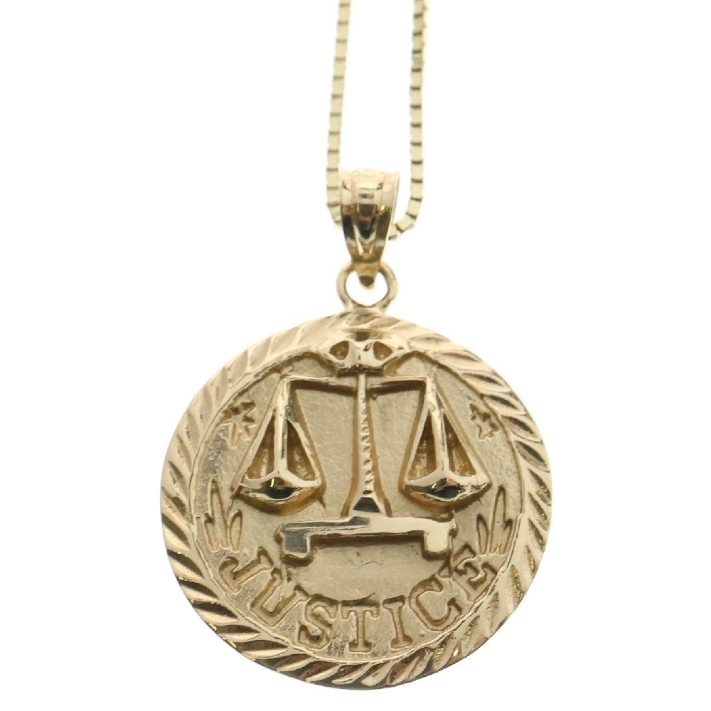 supreme justice gold pendant 14k シュプリーム SUPREME Justice Gold
