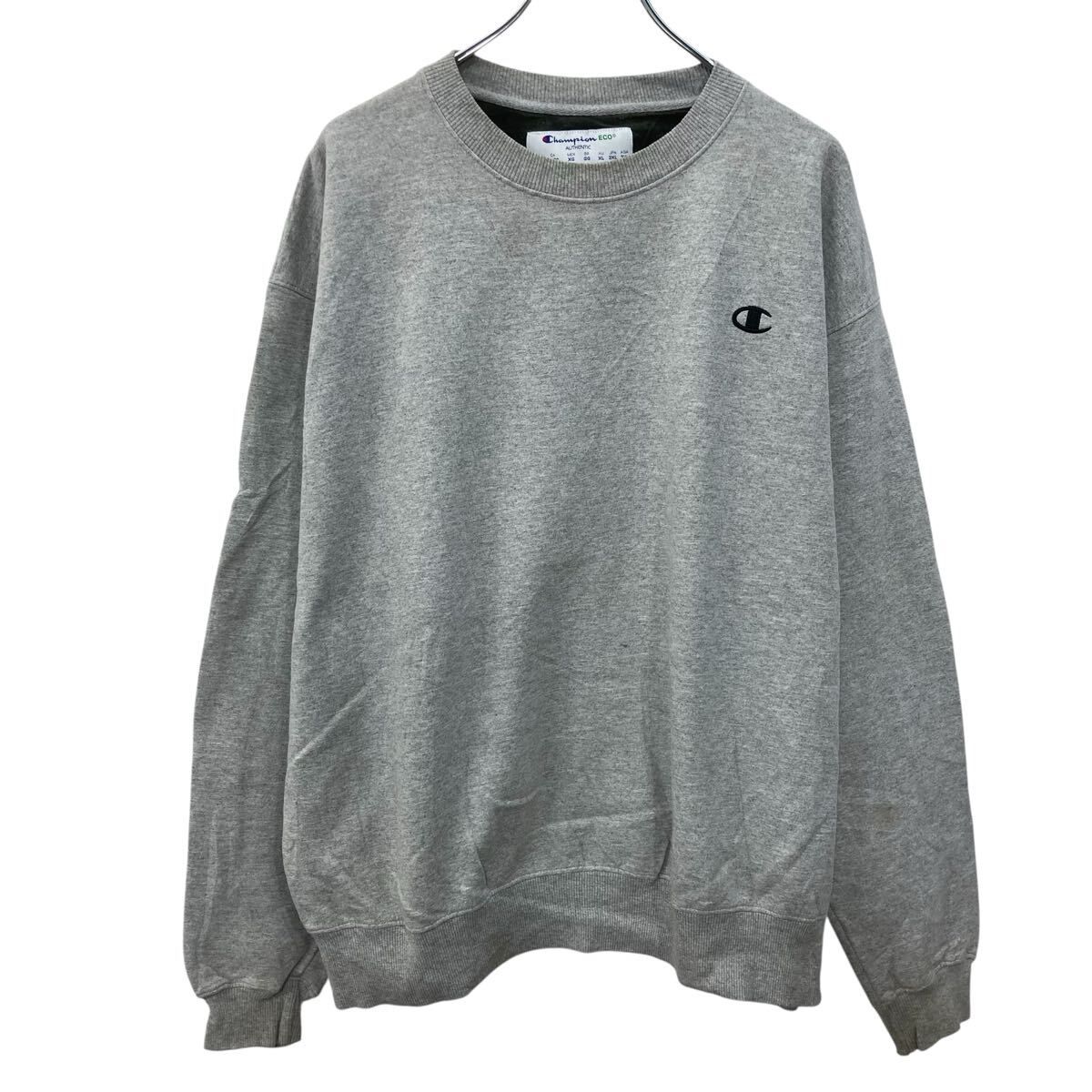 Champion 無地 スウェット トレーナー XL ライトグレー