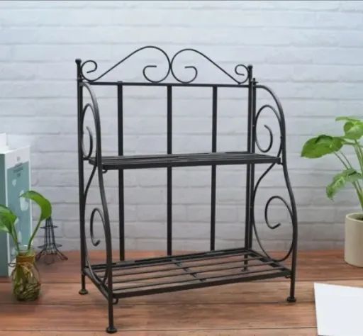 アンティーク・アイアン花台・USA アンティーク風のプランタースタンド、アイアン製の花台(y-408-f