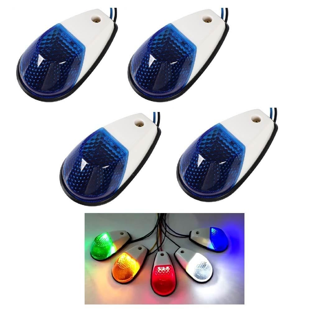 ナマズマーカー デコトラ 4個セット LED 防水仕様 フロッグマーカー 車