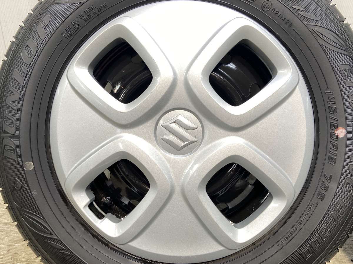 145/80R13 ダンロップ エナセーブ EC300 スズキ純正 13x4.0 100