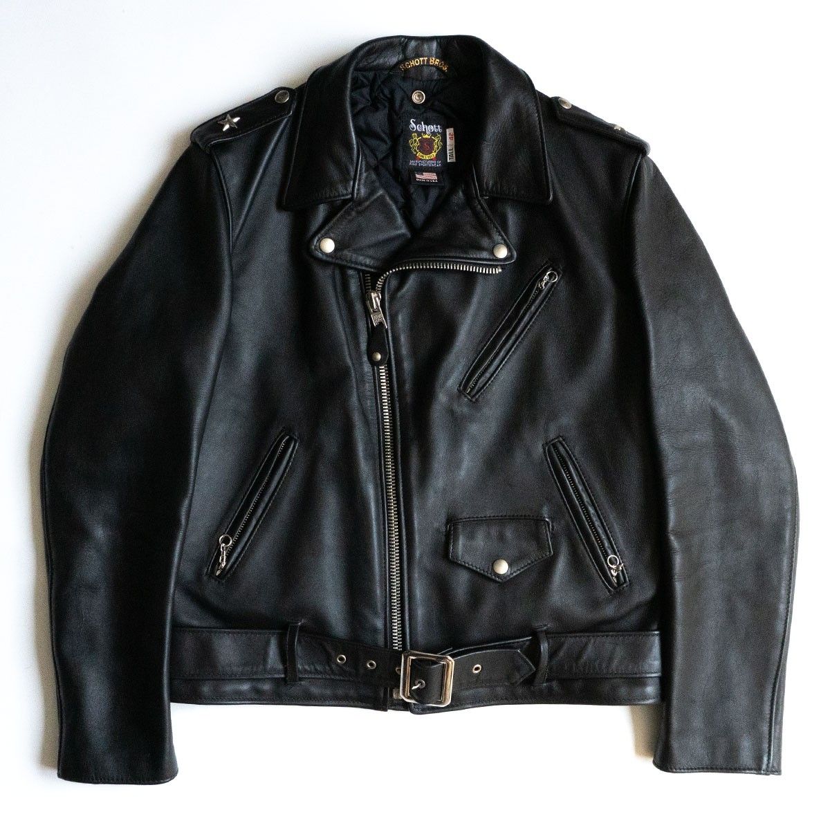 美品/ビッグサイズ】SCHOTT【613UST/ワンスター ダブル