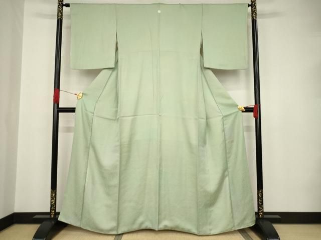 平和屋着物●上質な小紋　作家物　霞文　暈し染　正絹　逸品　AAAT2289ck 平和屋着物○上質な小紋 作家物 霞文 暈し染 正絹 逸品 AAAT2289ck