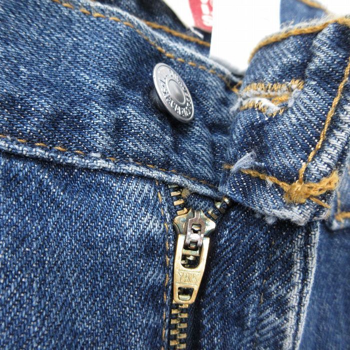 W38/古着 ジーンズ Levis リーバイス 505 メンズ コットン 濃紺