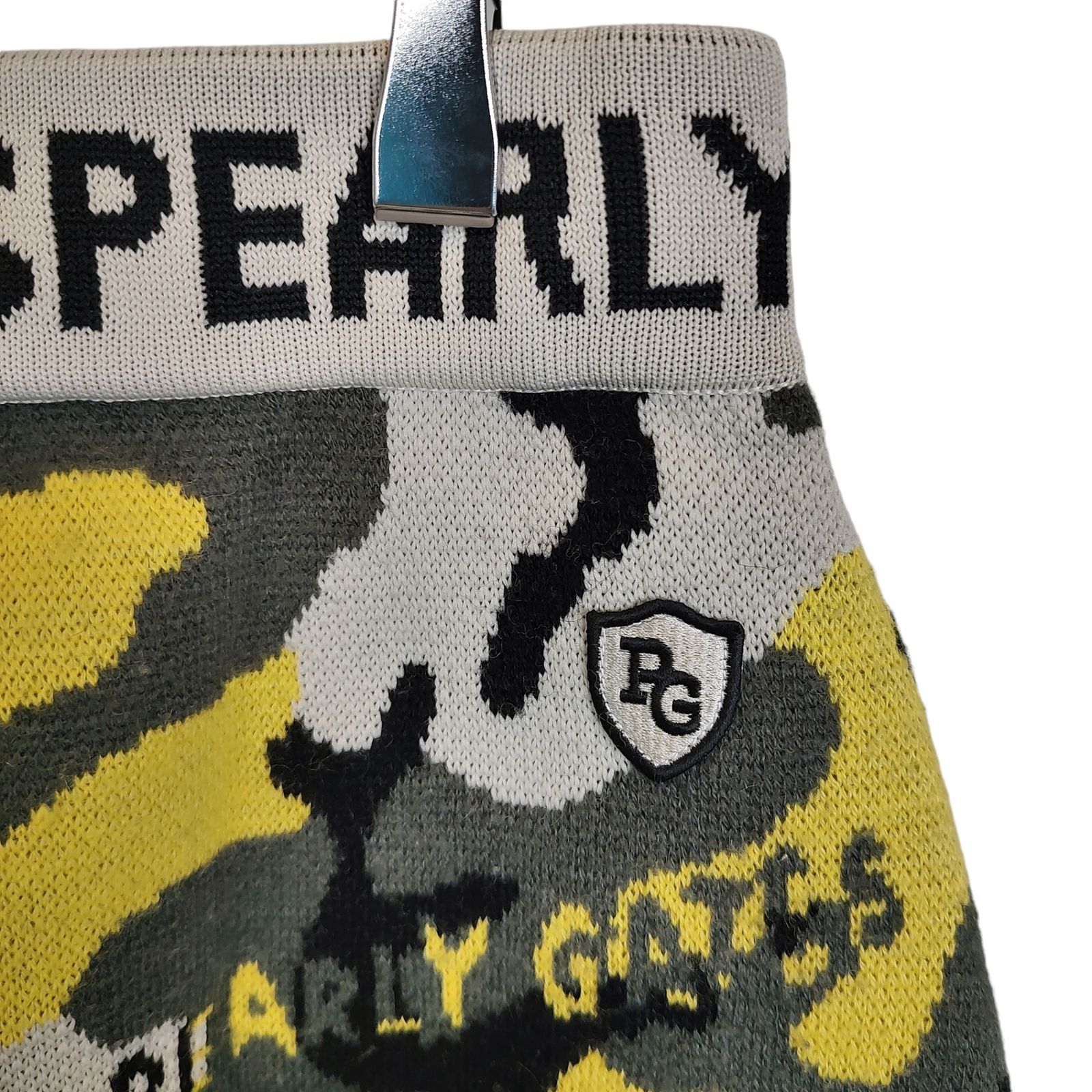 PEARLY GATES 長袖ニット　スカートセット パーリーゲイツ PG ピンストライププリーツニットスカート