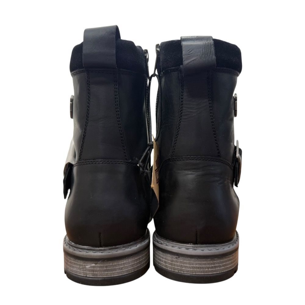 Harley Davidson ミリタリーブーツ ブラック Harley Davidson Black Motorcycle Boots, Womens 8.5, Mens 7