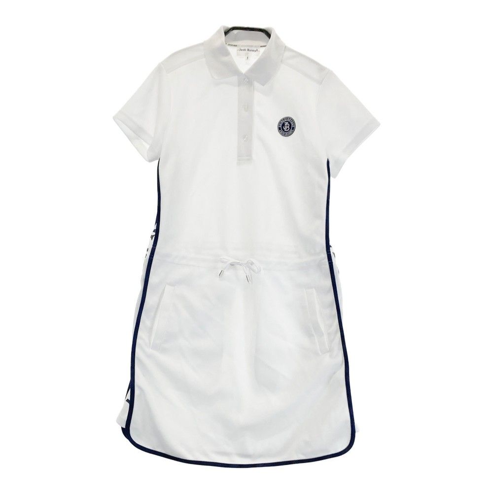 サイズ：1 JACK BUNNY ジャックバニー 2022年モデル 半袖ポロワンピース ホワイト系 [240101338593] ゴルフウェア レディース ストスト