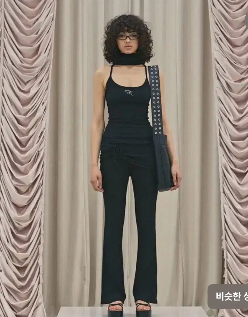 threetimes スリータイムズ ジュエリー シャーリング ブーツカット パンツ s