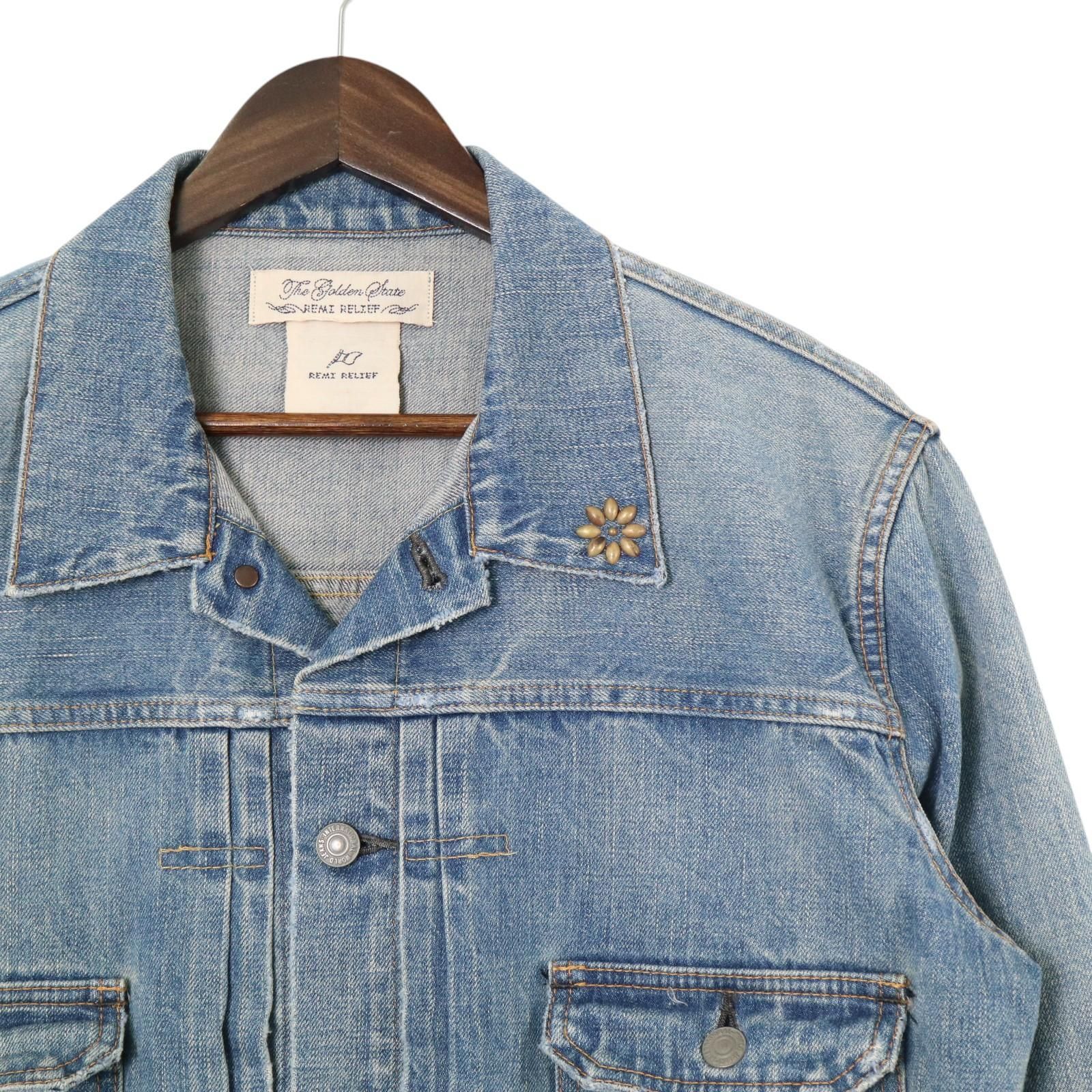 REMI RELIEF The Golden State デニムジャケット RN28369006]REMI