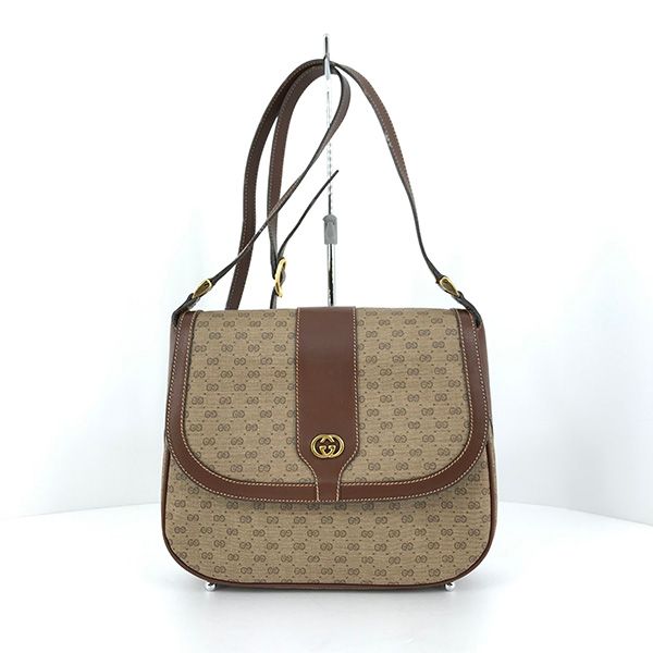 中美品 GUCCI オールドグッチ ショルダーバッグ バッグ 斜め掛け 