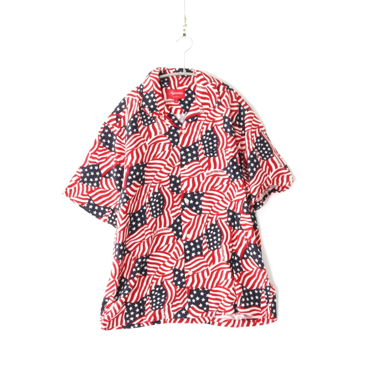 新品】SUPREME シュプリーム S メンズ 半袖シャツ 20SS FLAGS RAYON S/S SHIRT FLAG レーヨン オープンカラー シャツ 新品 古着 - メルカリ