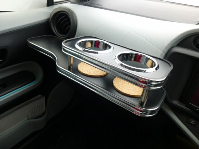 アクア フロントテーブル レザーブラック BKxフルメッキ 購入 日本