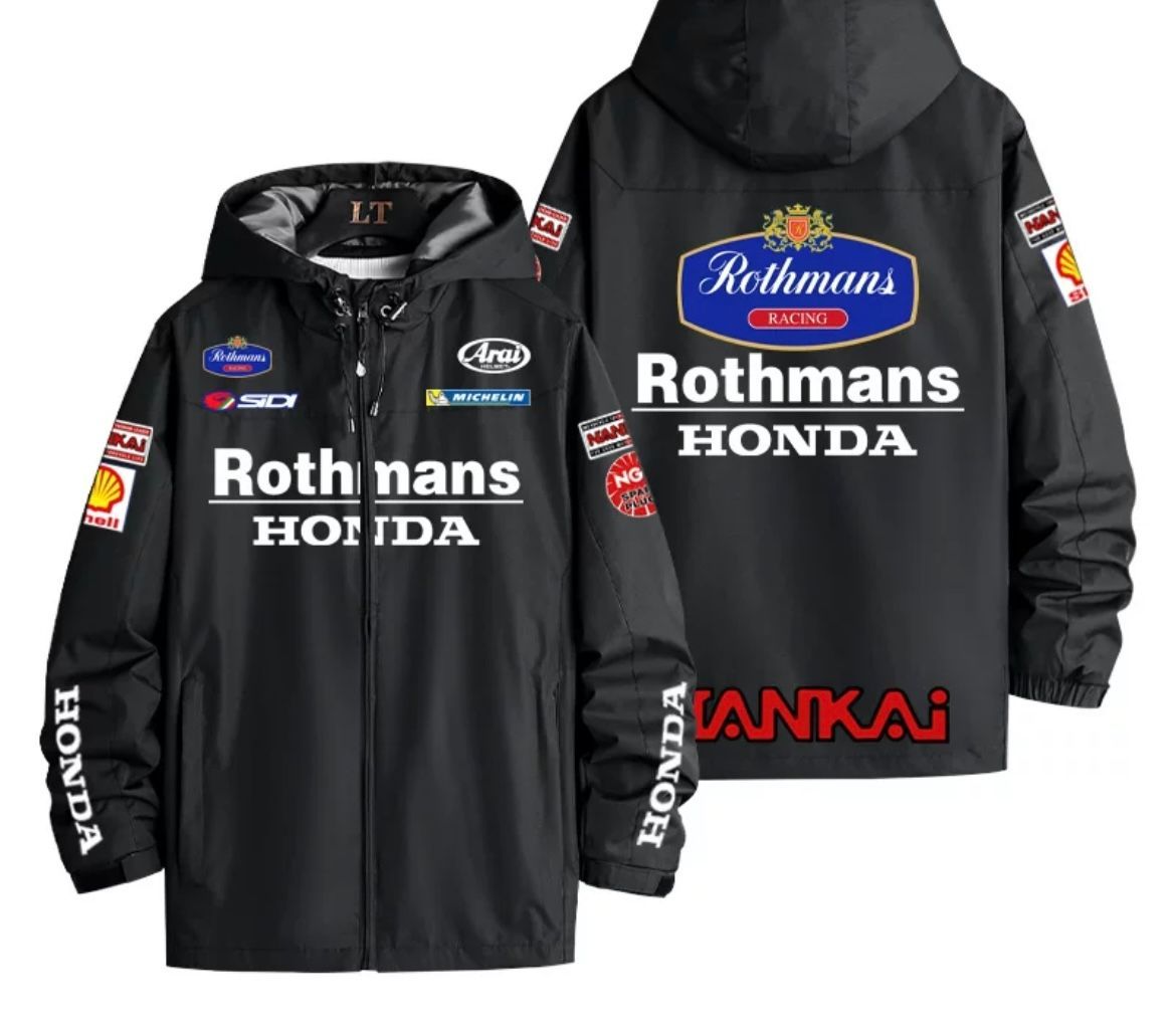 アウトレット XL ロスマンズ Rothmans x NSR HRC MotoGP ジャケット バイクウエア レーシング アウトドア