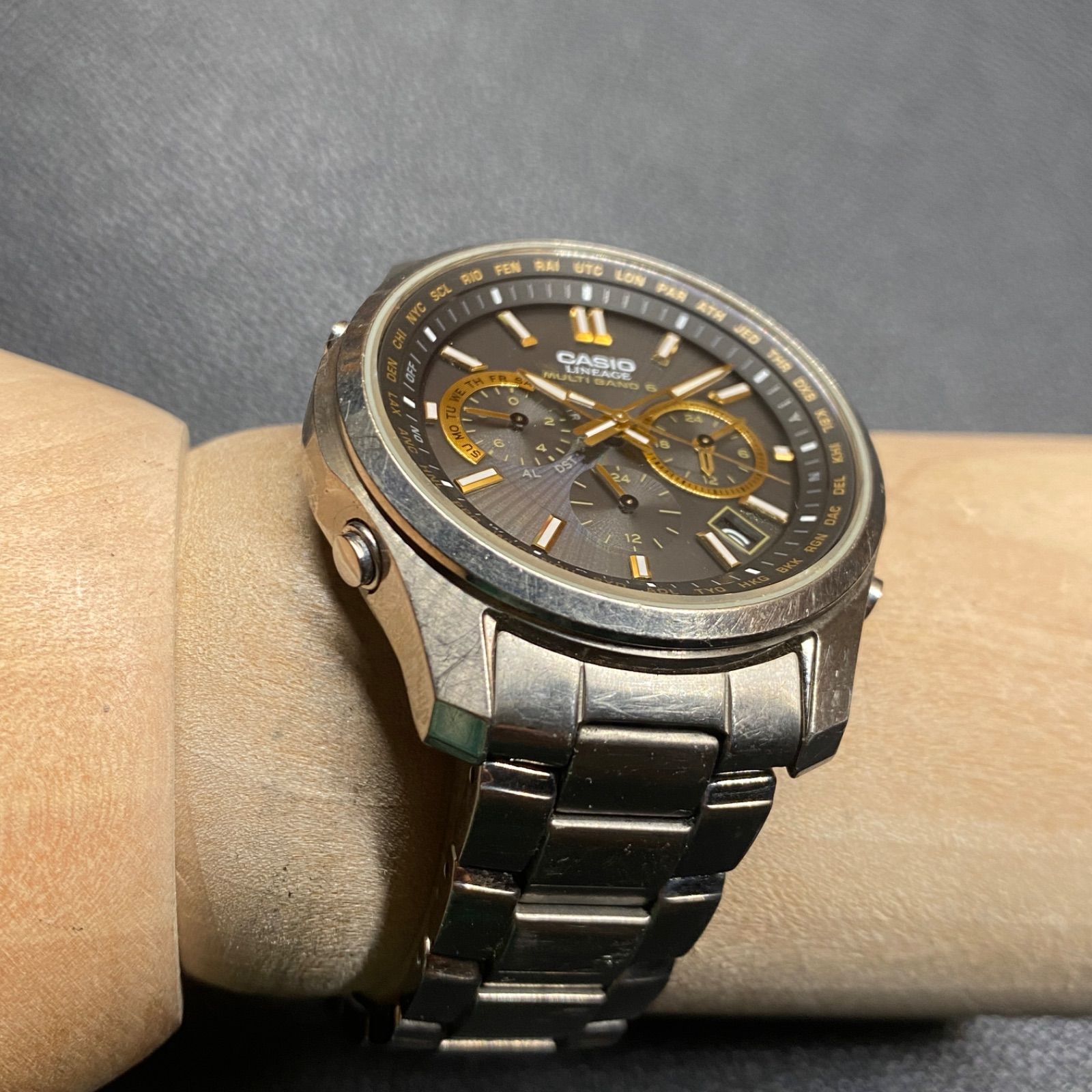 カシオ CASIO リニエージ LIW-M610TDS LINEAGE Titanium チタン タフ