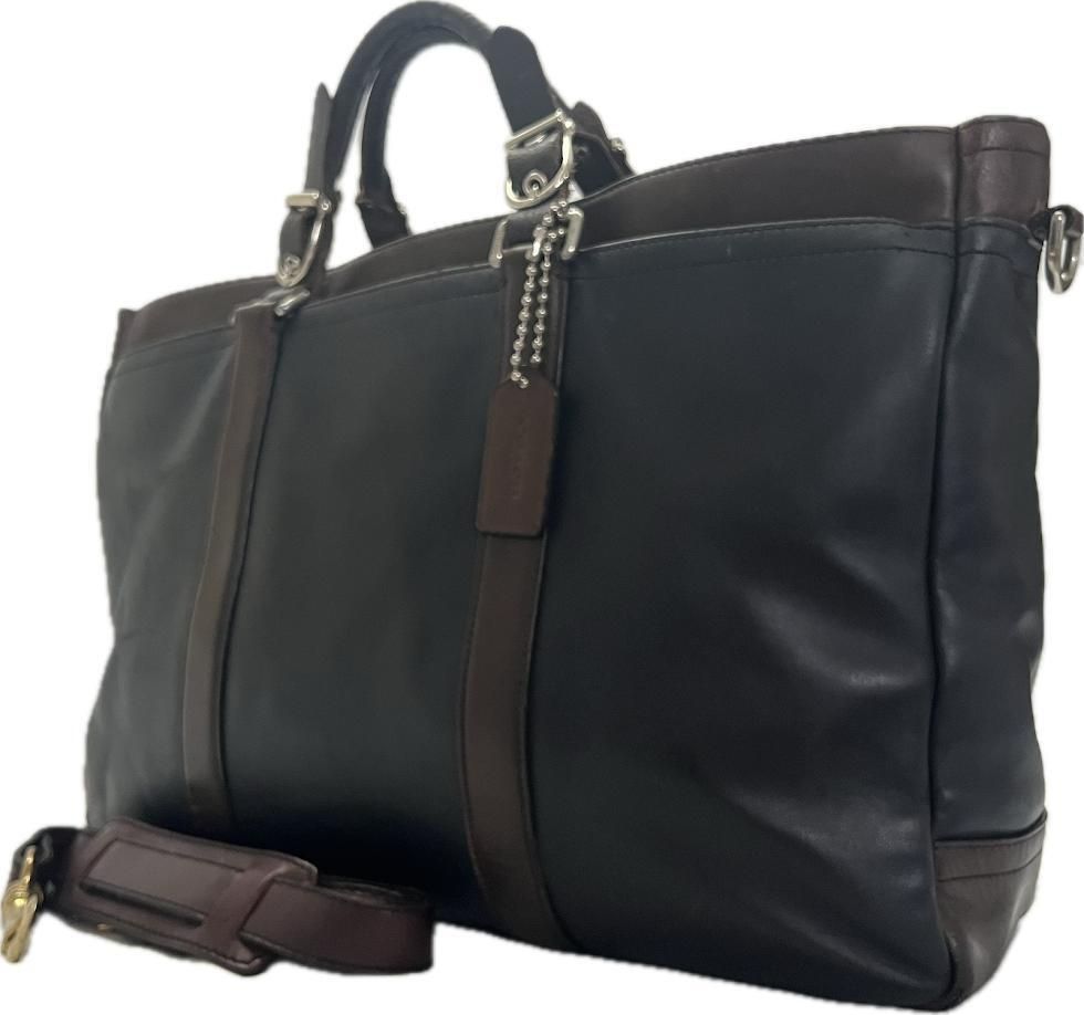 2way】COACH コーチ レザー 本革 トートバッグ ブリーフケース