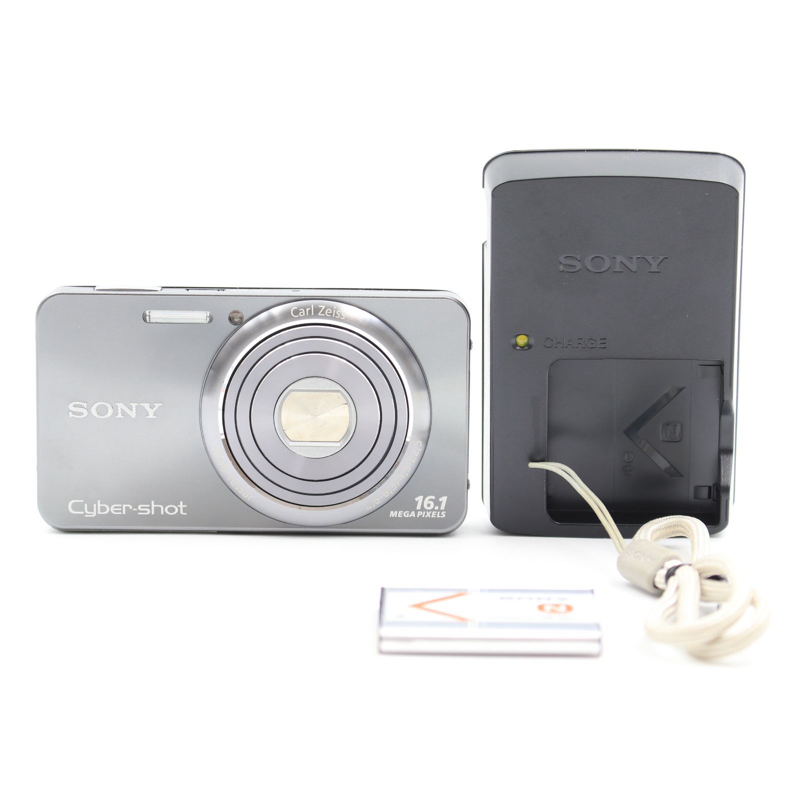 □極上品□SONY Cyber-shot DSC-W570 シルバー デジタルカメラ  