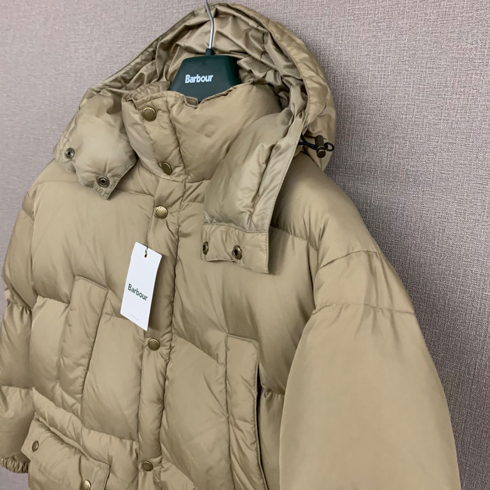 Barbour BEWLEY DOWN COAT ロングダウンコート 未使用品 - メルカリ