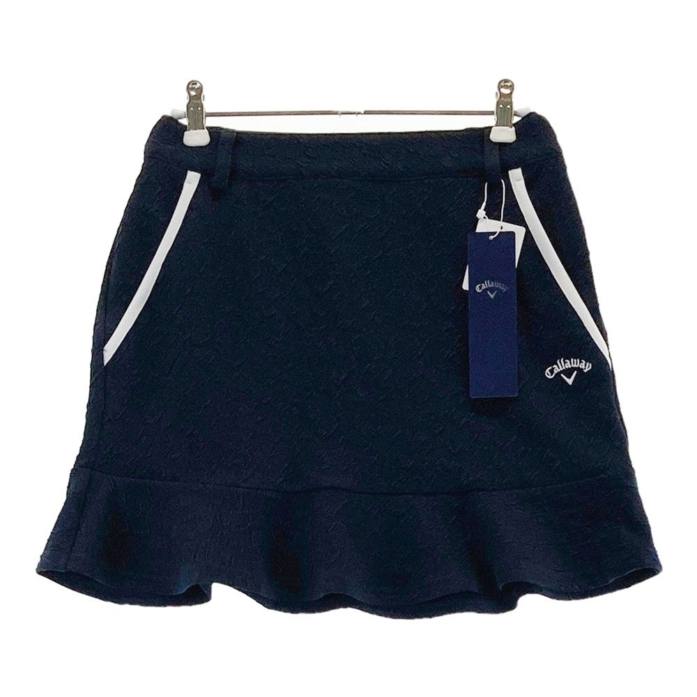 サイズ S CALLAWAY キャロウェイ モデル ストレッチスカート 総柄 ネイビー系 240101527479 ゴルフウェア レディース ストスト