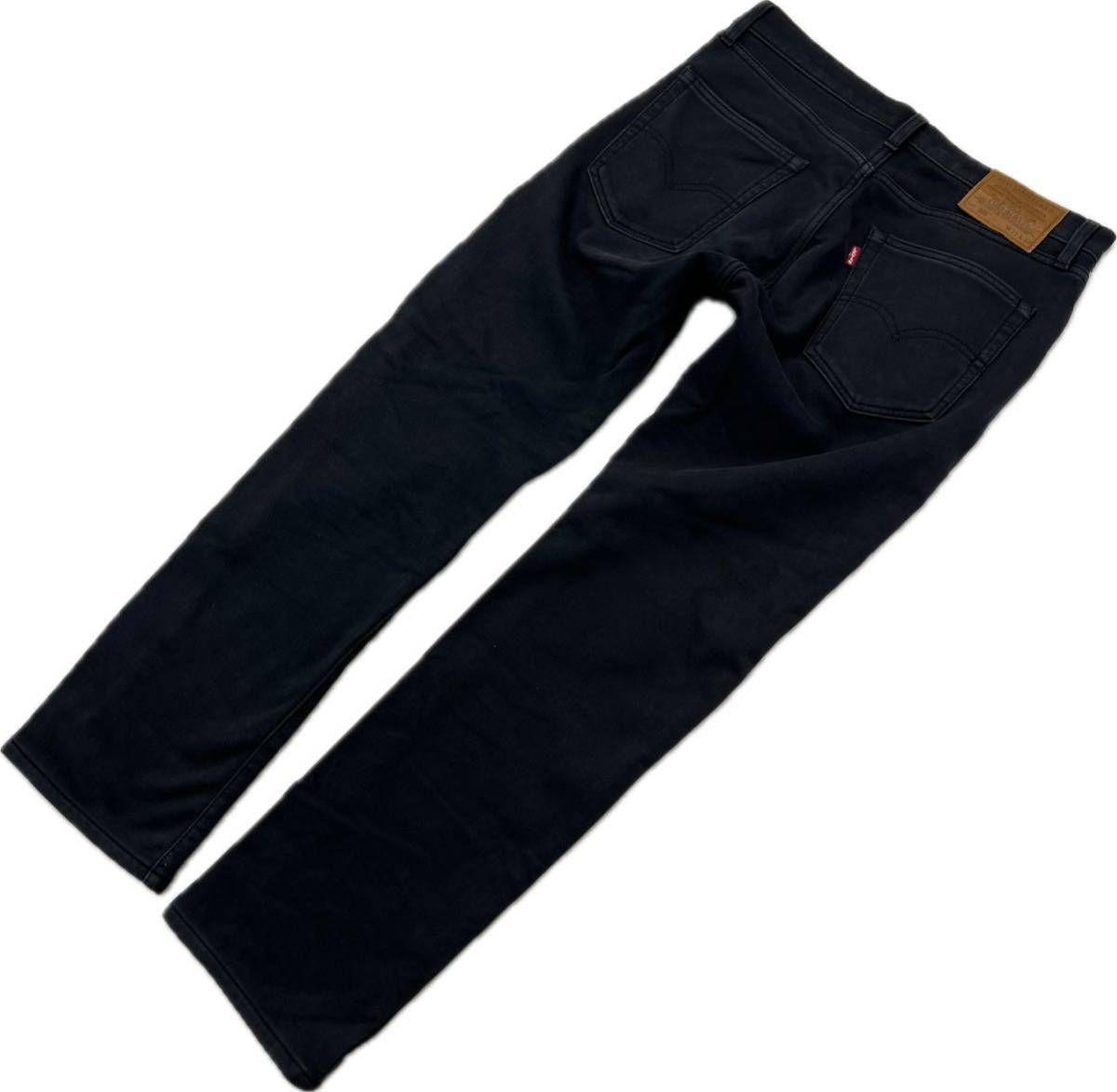 LEVIS  505 防寒裏地 ブラック コットン ストレート パンツ W31 秋冬 アメカジ 大人カジュアル モード ロック 人気 リーバイス Ja7202