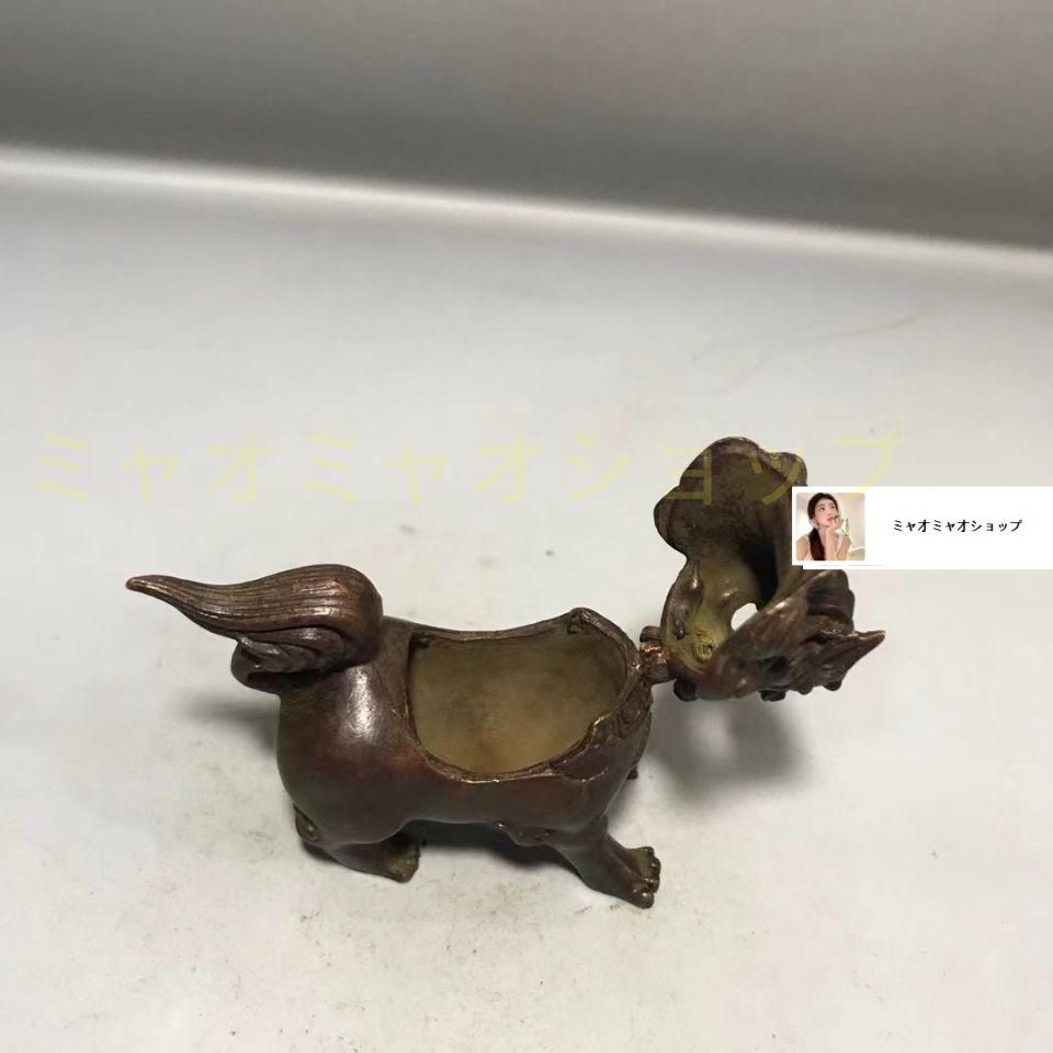 銅器 点金獅子茶壺 茶道具 香道具 装飾品 工芸品 置物 銅製 鶴尊 茶道具 香道具 装飾品 工芸品 置物 - メルカリ