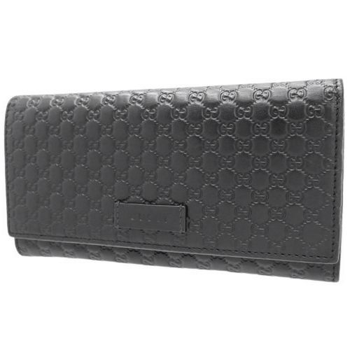 GUCCI(グッチ) マイクログッチシマ 二つ折りウォレット 長財布 2