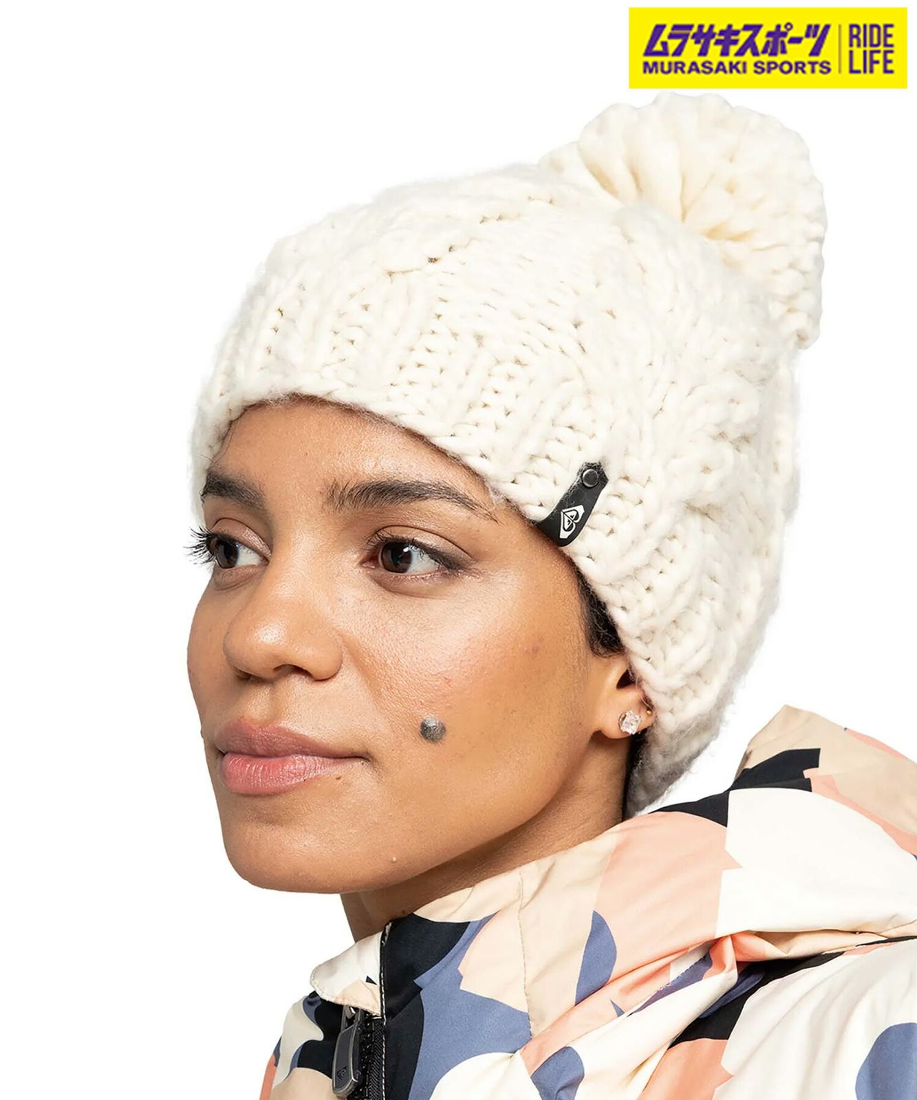 【ムラスポ公式】新品 ROXY ロキシー スノーボード ビーニー レディース ニット帽 WINTER BEANIE ムラサキスポーツ 24-25モデル LX L12