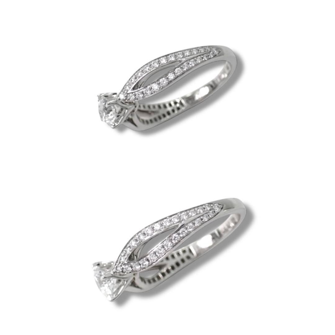 ブシュロン 0.33ct ポン ドゥ パリ ダイヤ 48 Pt950 3781 ブシュロン 0.33ct ポン ドゥ パリ ダイヤ 48 Pt950 3781 - メルカリ