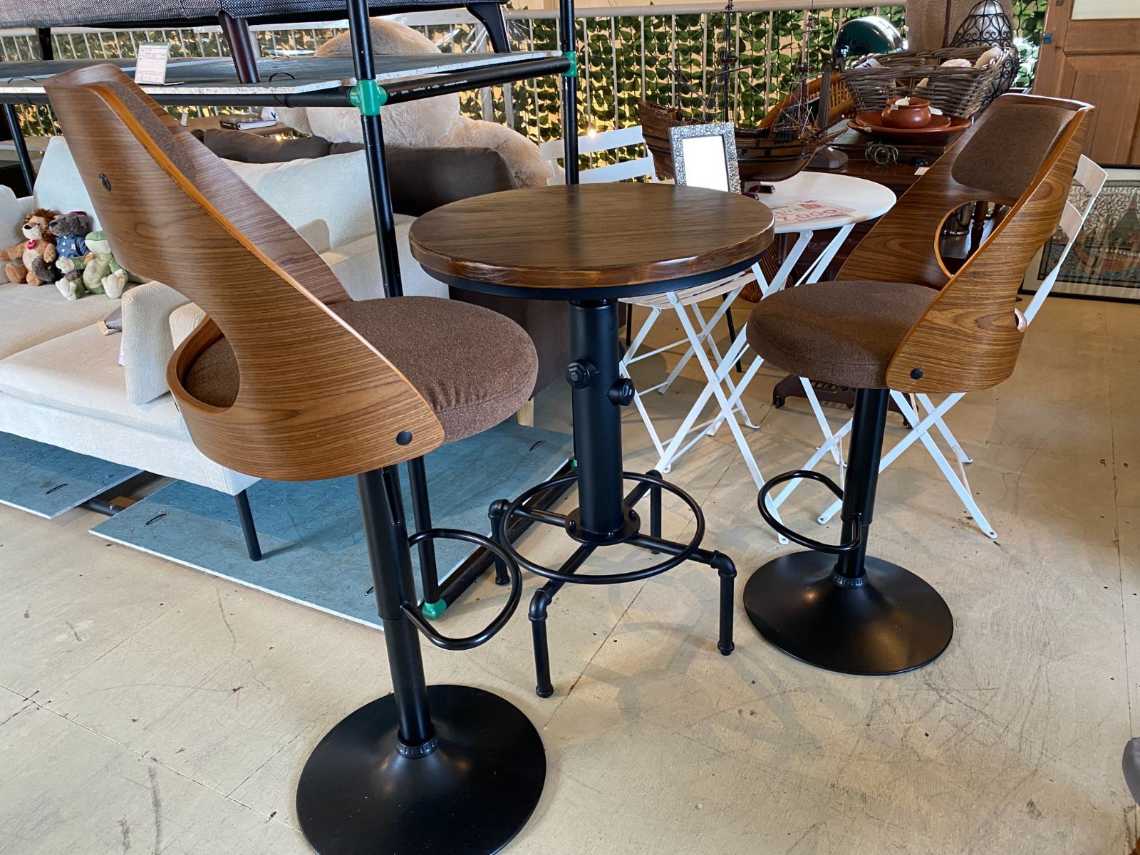 イタリアアンティークワイヤーチェア/ベルトイアstyleチェア(84