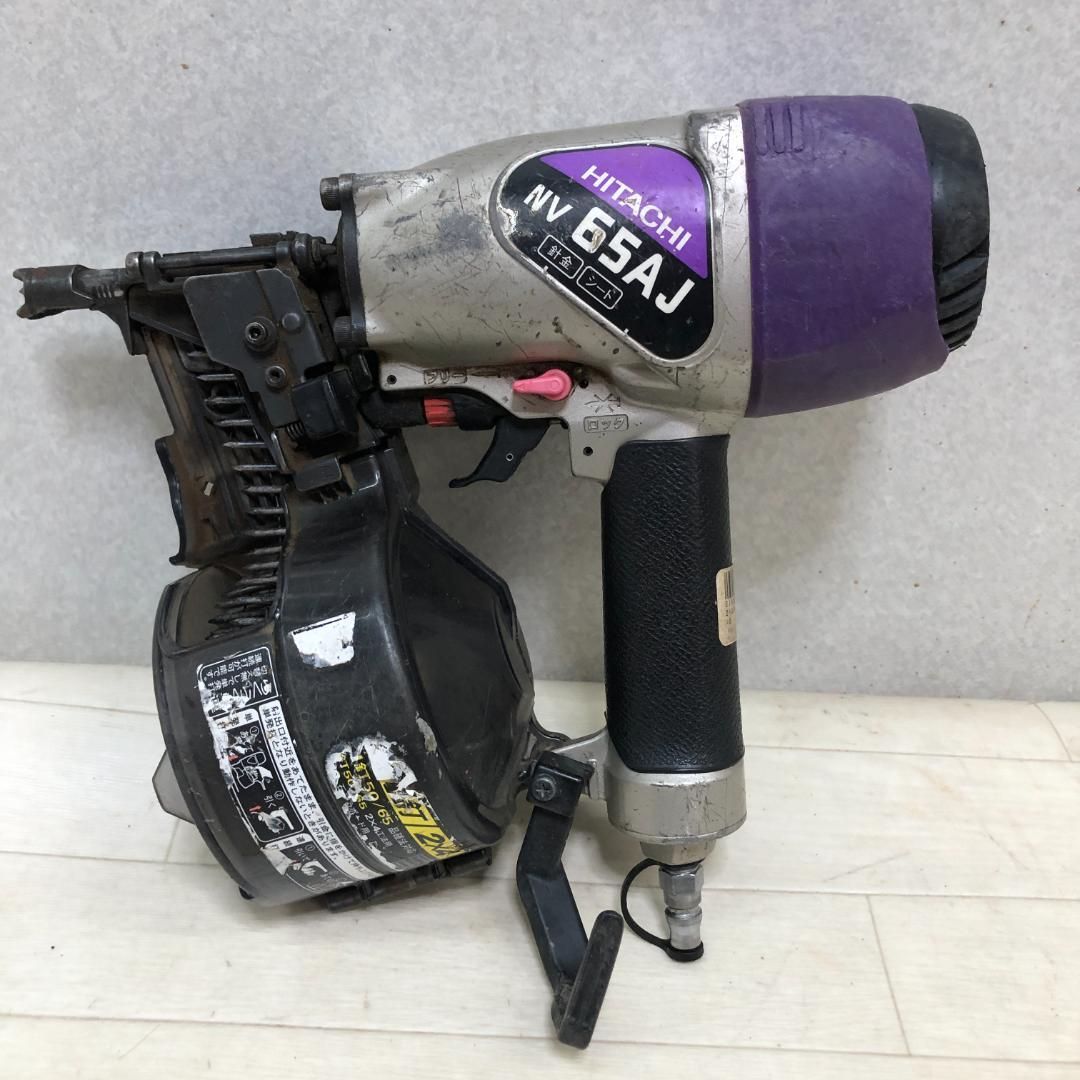 HITACHI 日立工機 NV65AJ ロール釘打機 65mm 高圧 釘打ち機 釘打ち エア工具 建築 大工 現場 DIY リフォーム 88264-11